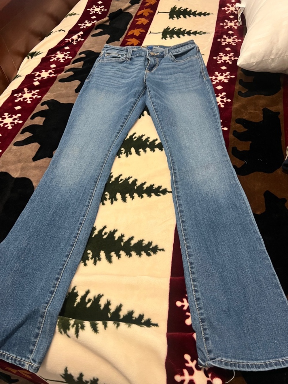 Arizona Jean Company Light Blue bootcut med rise jeans